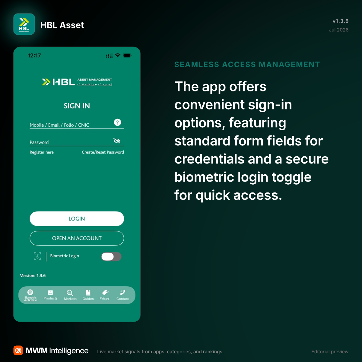 HBL Asset - Finance App | MWM
