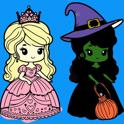 princess as a witch