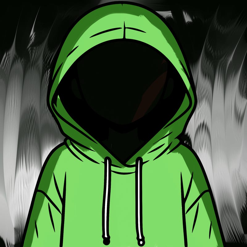 faceless girl in hoodie