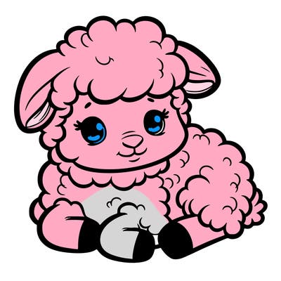 a baby sheep