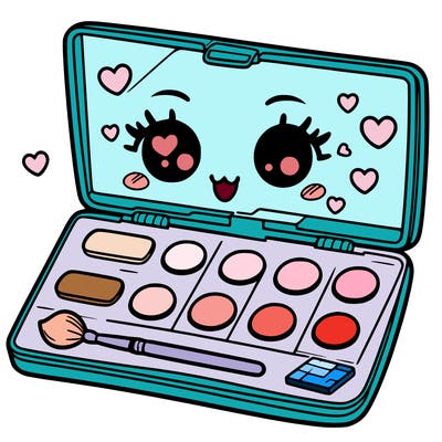 makeup pallet