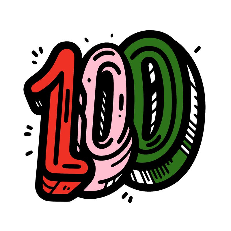 100