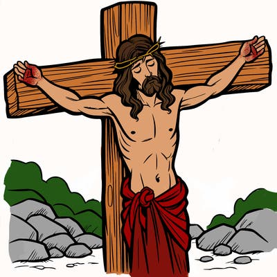jesus on the cross