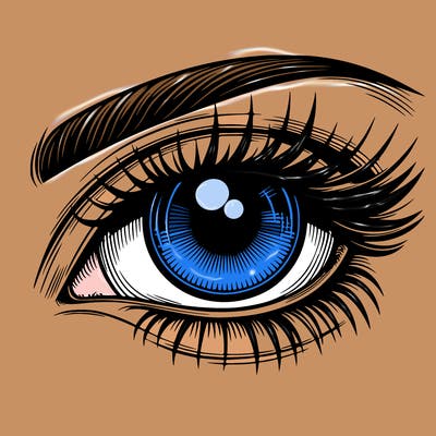realistic eye