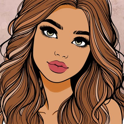 beautiful realistic girl