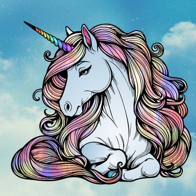 realistic unicorn