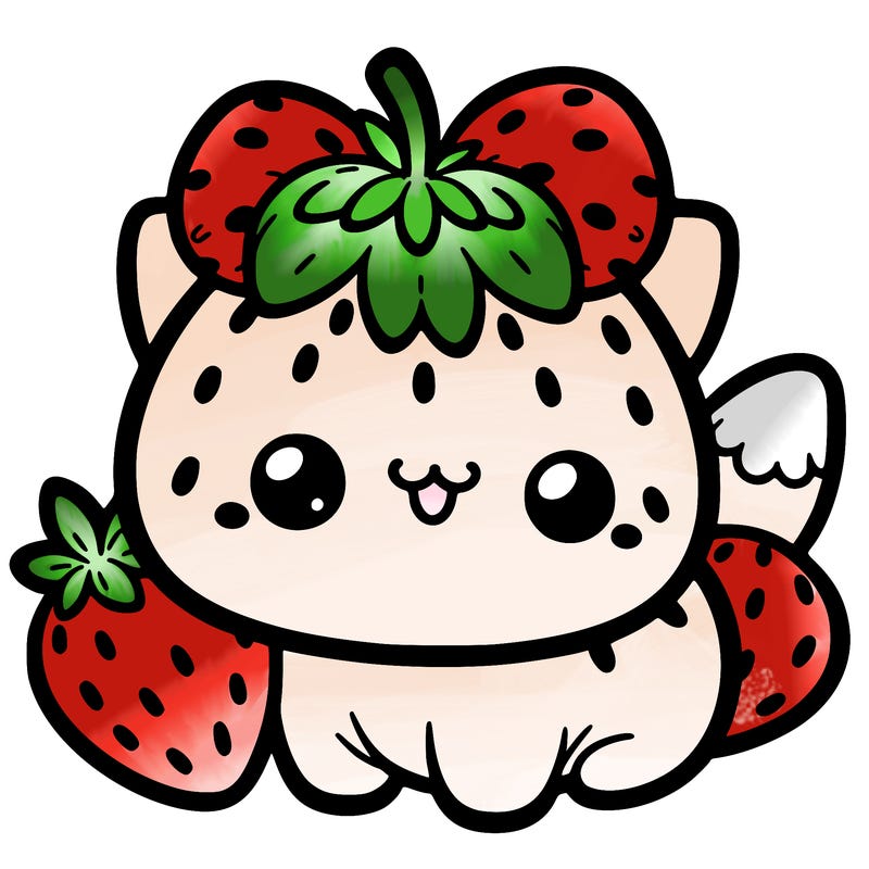 strawberry cat