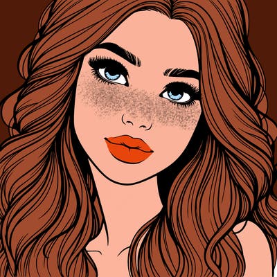 beautiful realistic girl