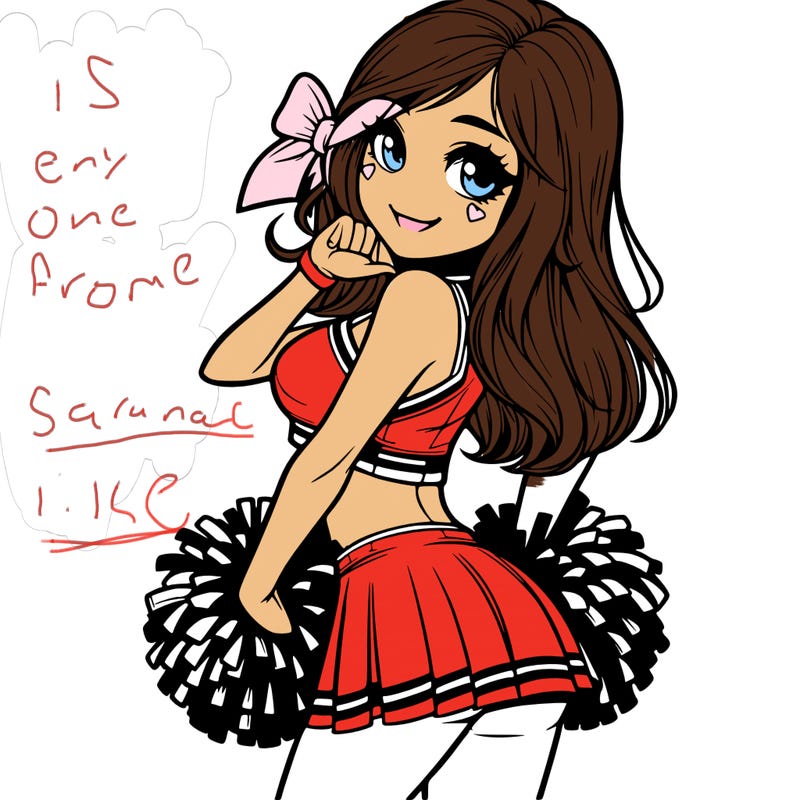 realistic cheerleader