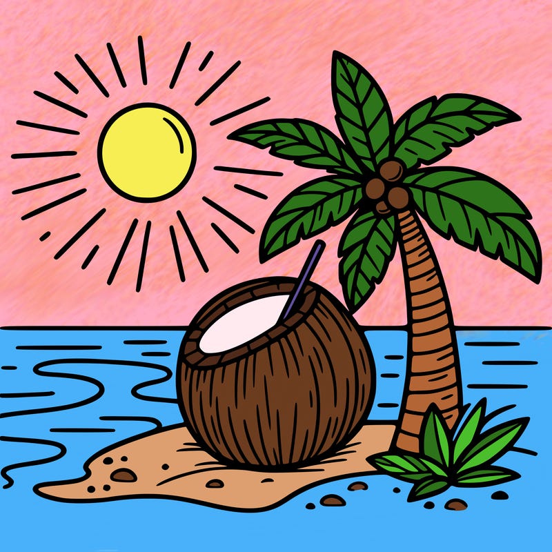 summer  coconut