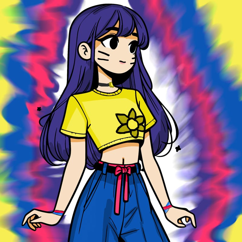 girl in a cute crop top