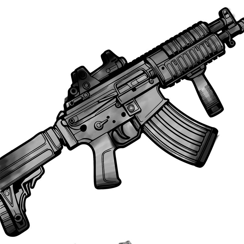 semi automatic rifle