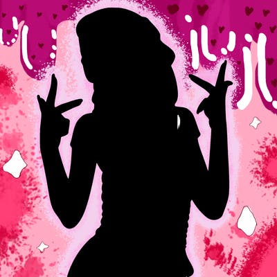 realistic teenage girl with braids and a beanie and crop top doing 🫶🏼