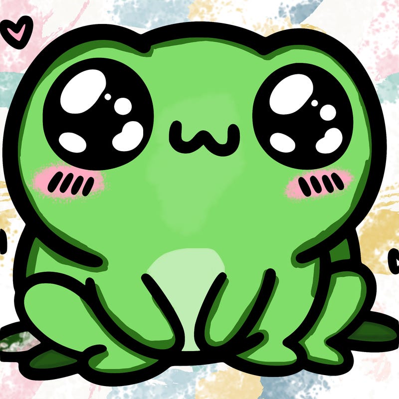 kawaii frog