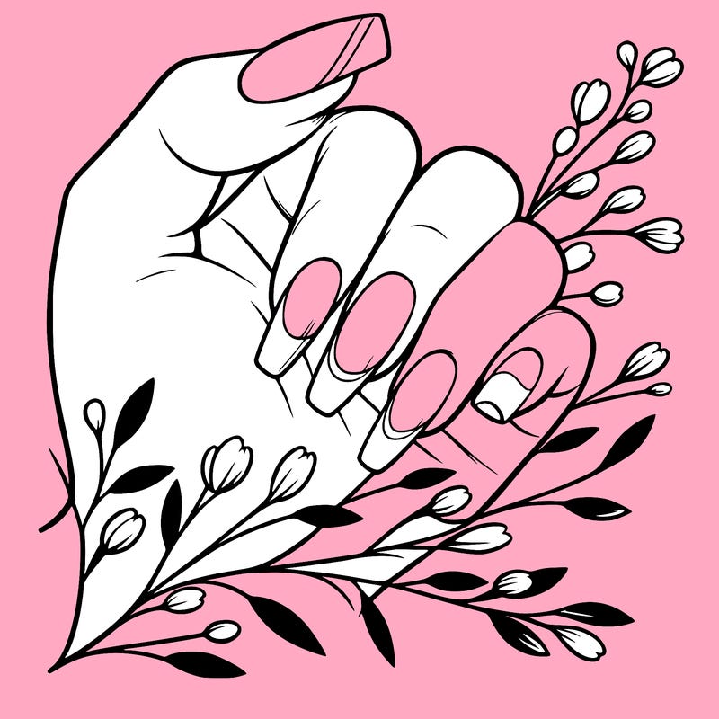 nails with french tip