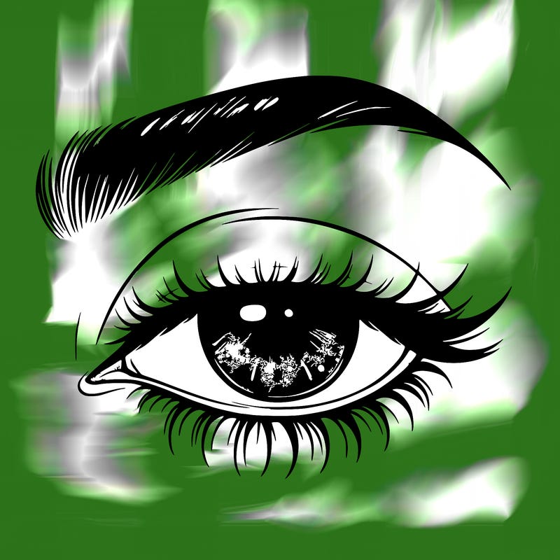 eye closed realistic