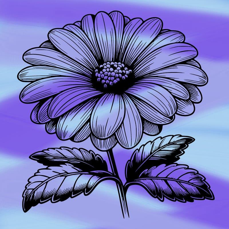 realistic flower