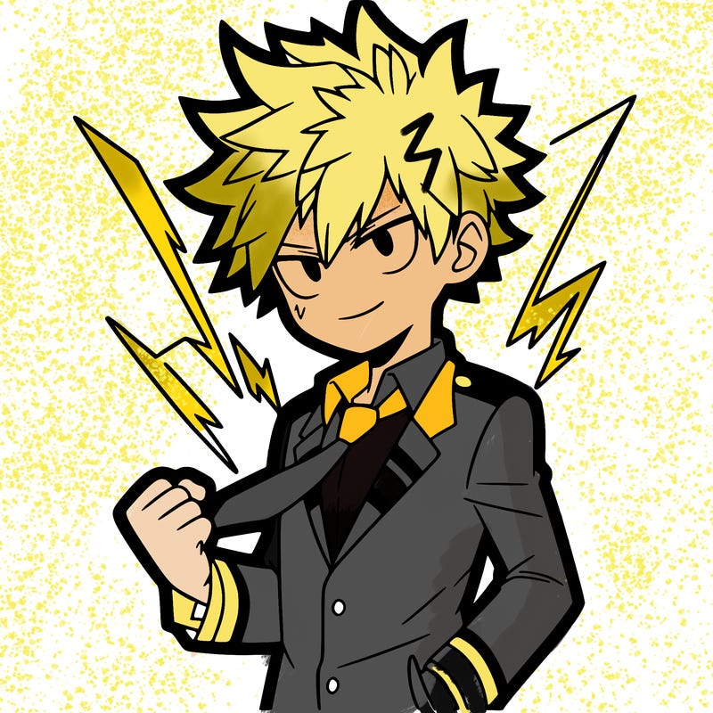 denki kaminari from mt hero acadamia