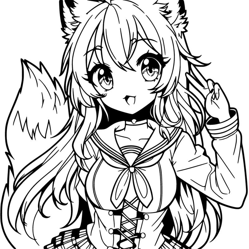 anime fox girl