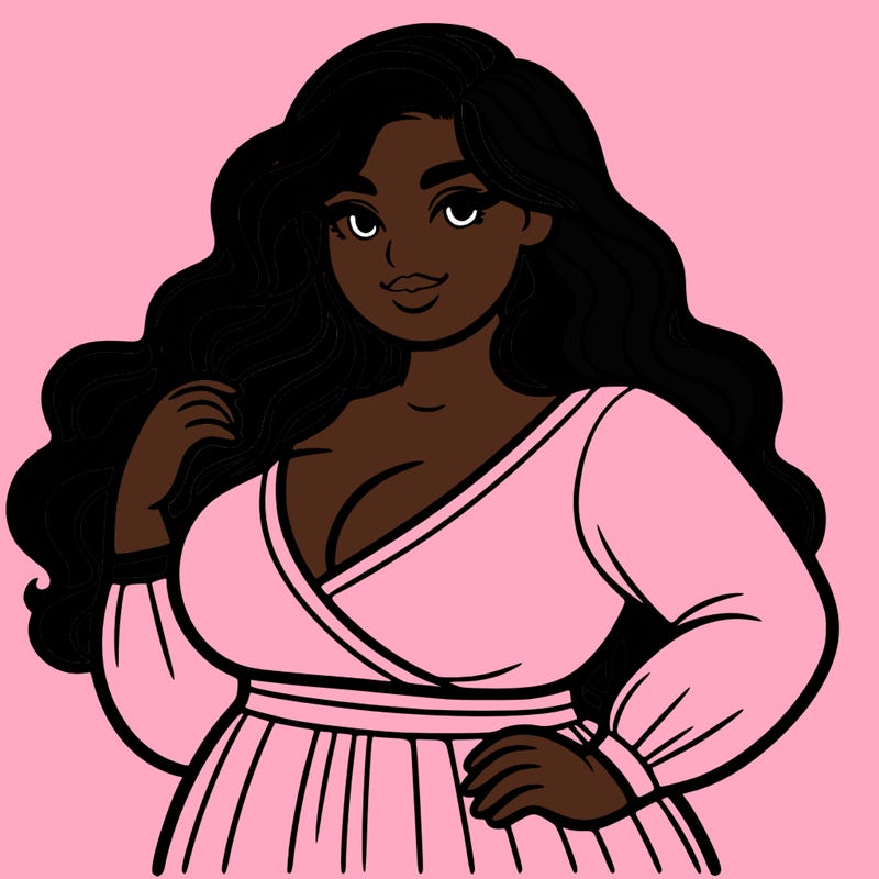 super plus size beautiful woman