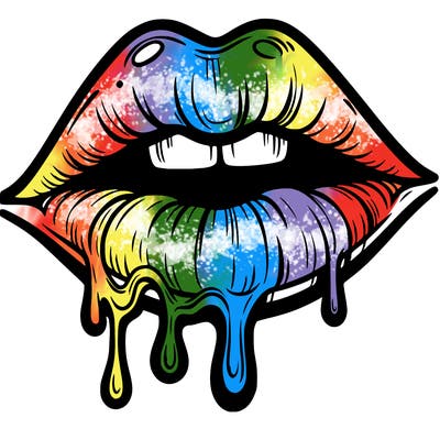 lips that look realistic and drip