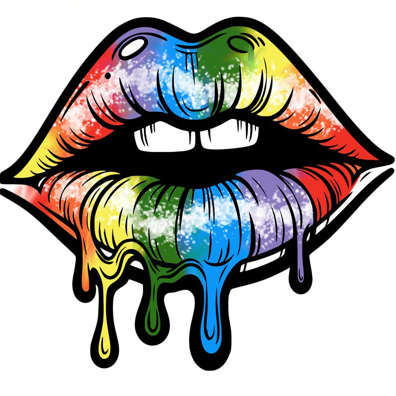 lips that look realistic and drip