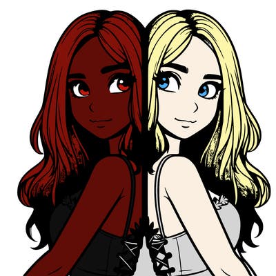 a realistic girl split