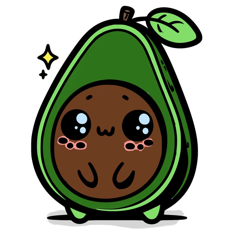 cute avocado