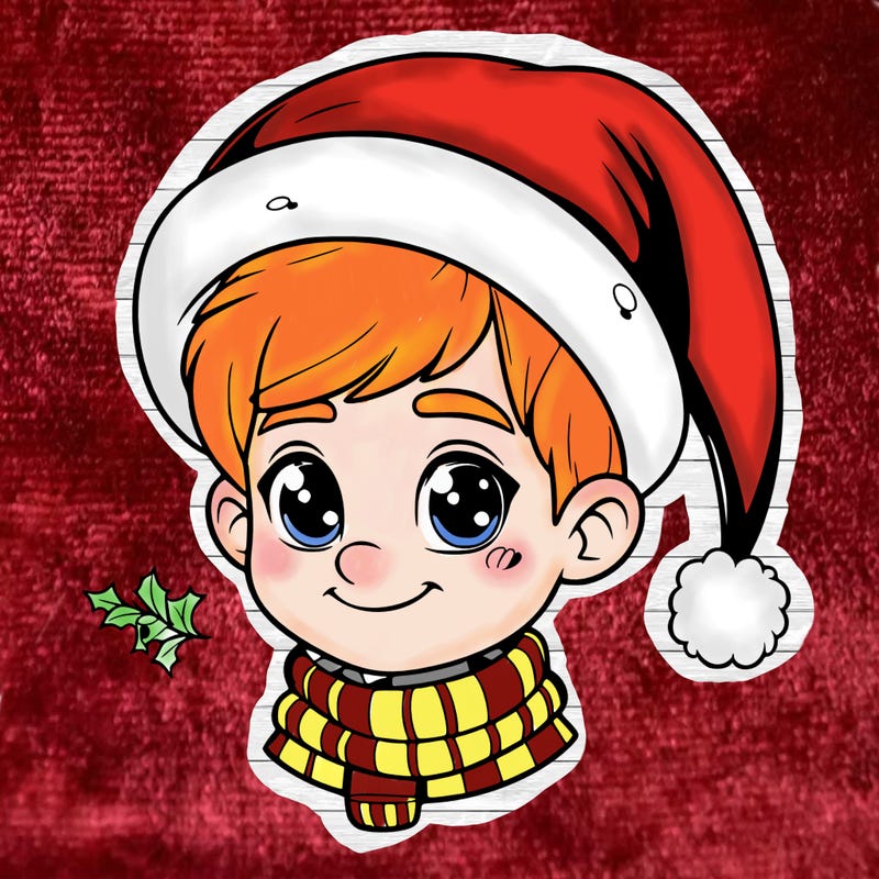 realistic christmas boy