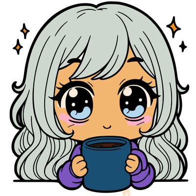 girl drinking coffee