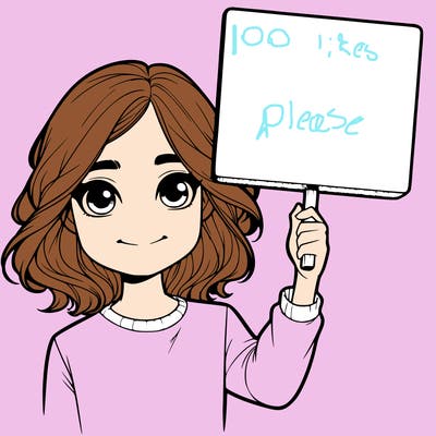 realistic girl holding up a sign