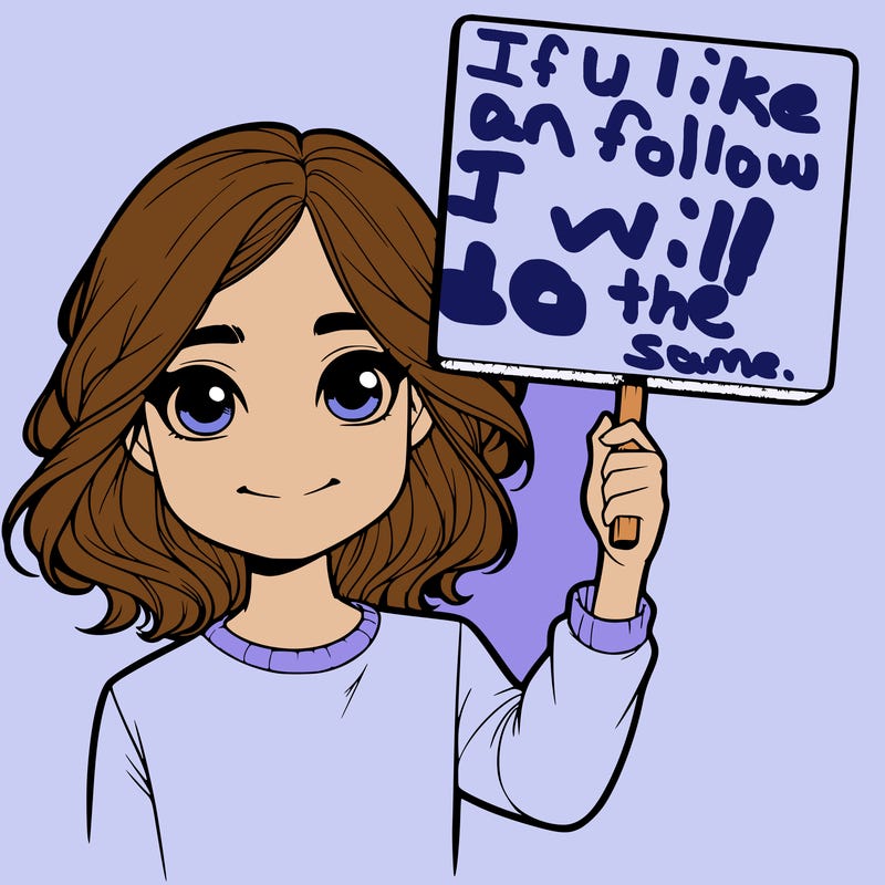 realistic girl holding up a sign