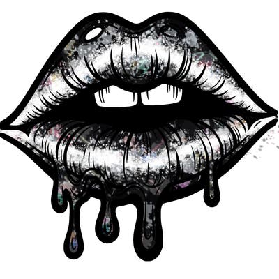 lips that look realistic and drip