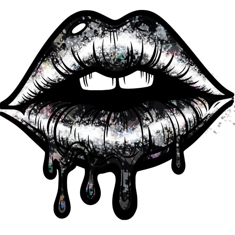 lips that look realistic and drip