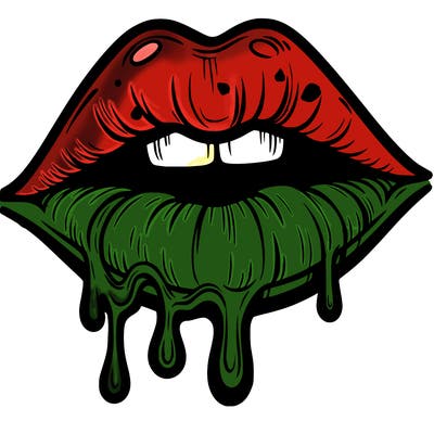 lips that look realistic and drip