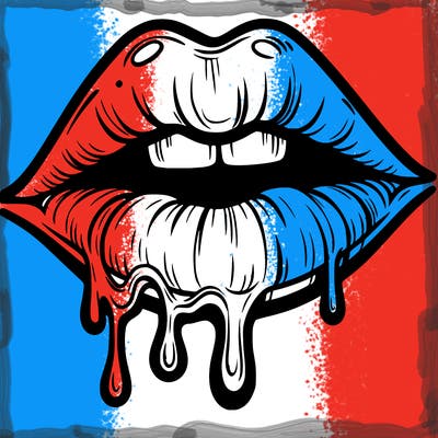 lips that look realistic and drip