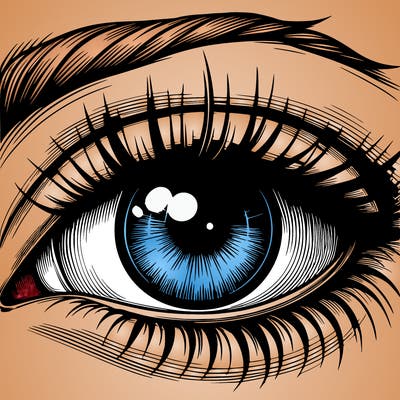 realistic eye