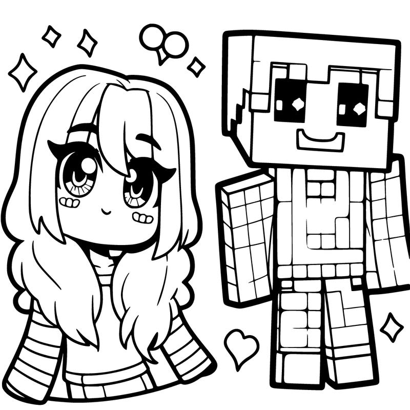 minecraft girl