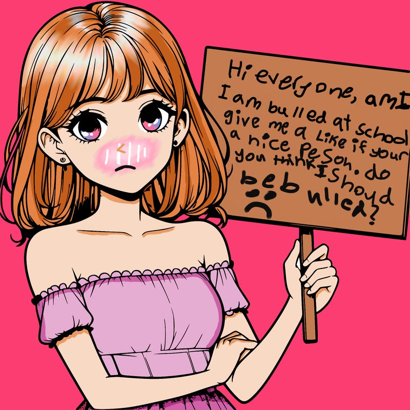 realistic pretty girl holding blank sign