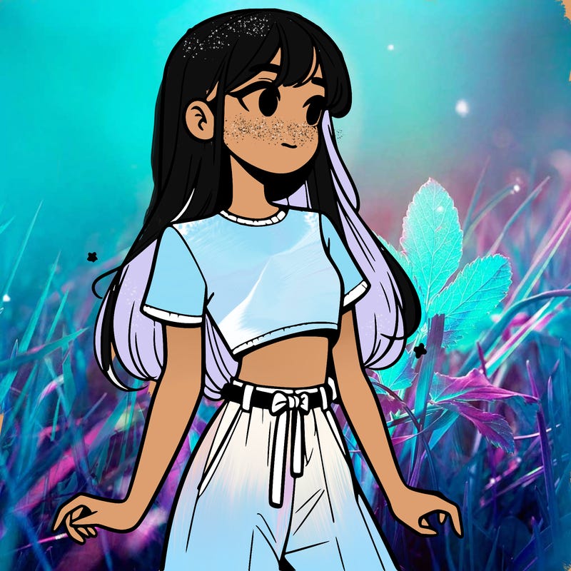 girl in a cute crop top