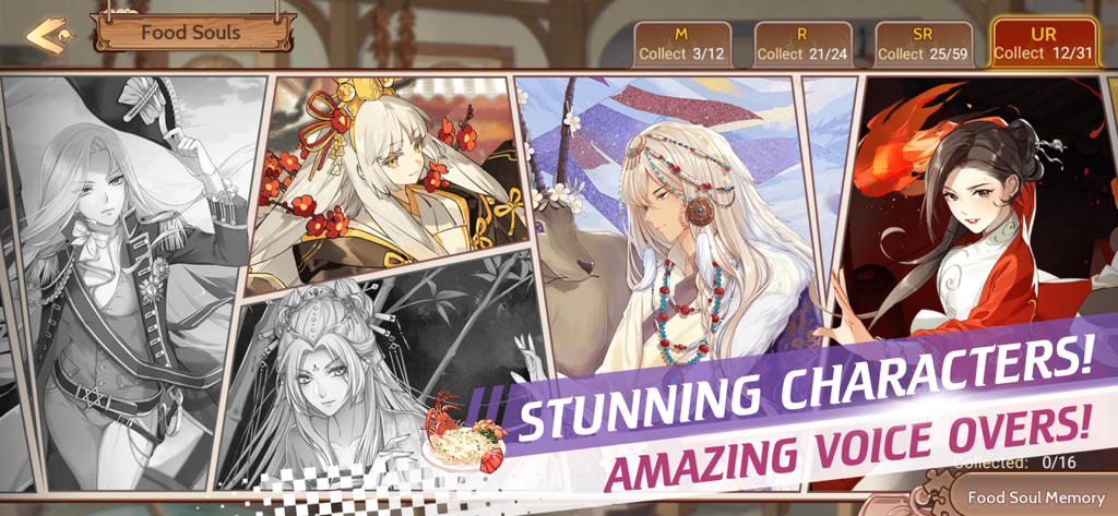 Food Fantasy - Eine Präsentation von atemberaubenden Charakteren im Anime-Stil und Food Souls aus dem Mobile-Game Food Fantasy