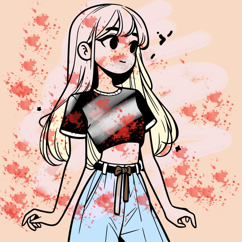 girl in a cute crop top