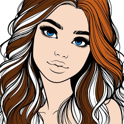 beautiful realistic girl