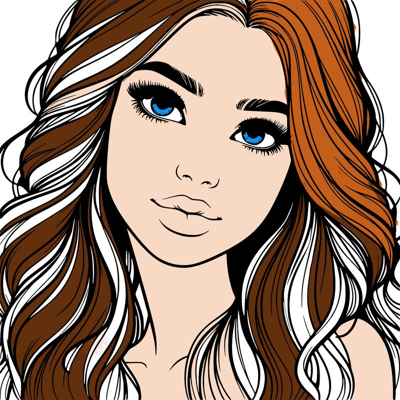 beautiful realistic girl