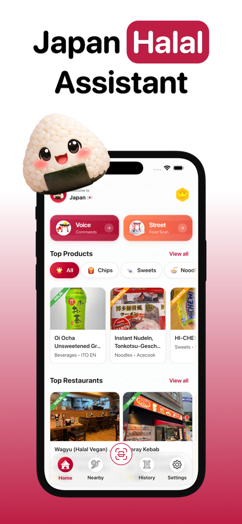 Halal Japan - Scan Halal Food - Food & Drink App | MWM
