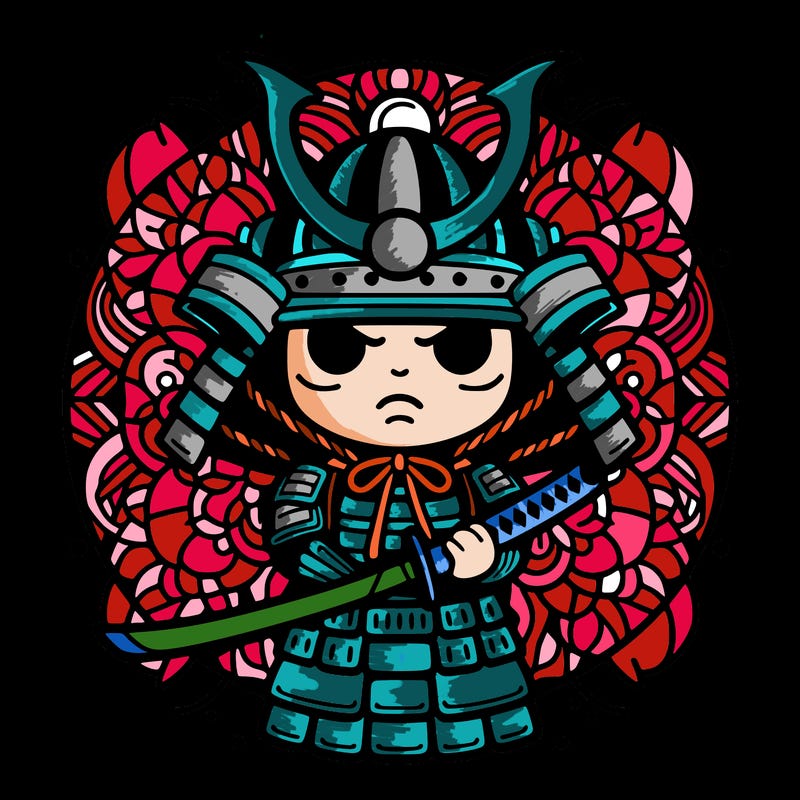samurai, mandala