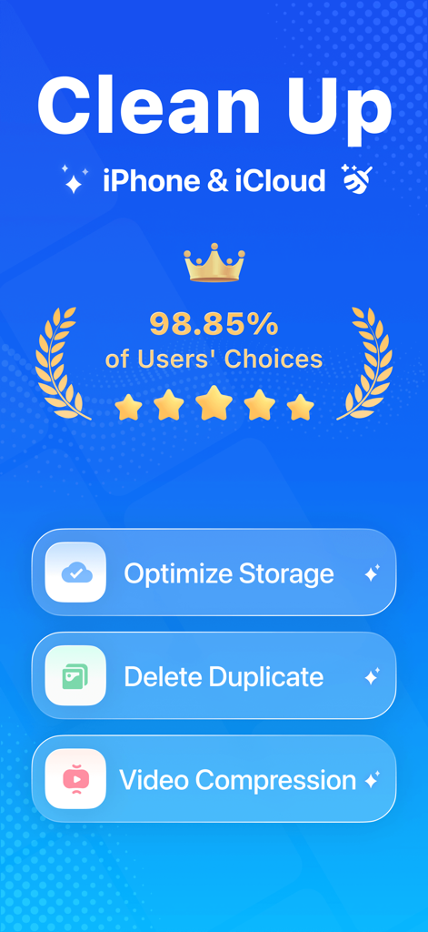 Tidyfoto: Clean Up Storage - Tidyfoto app interface showing storage optimization and duplicate deletion features for iPhone