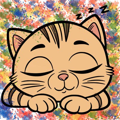 sleepy cat