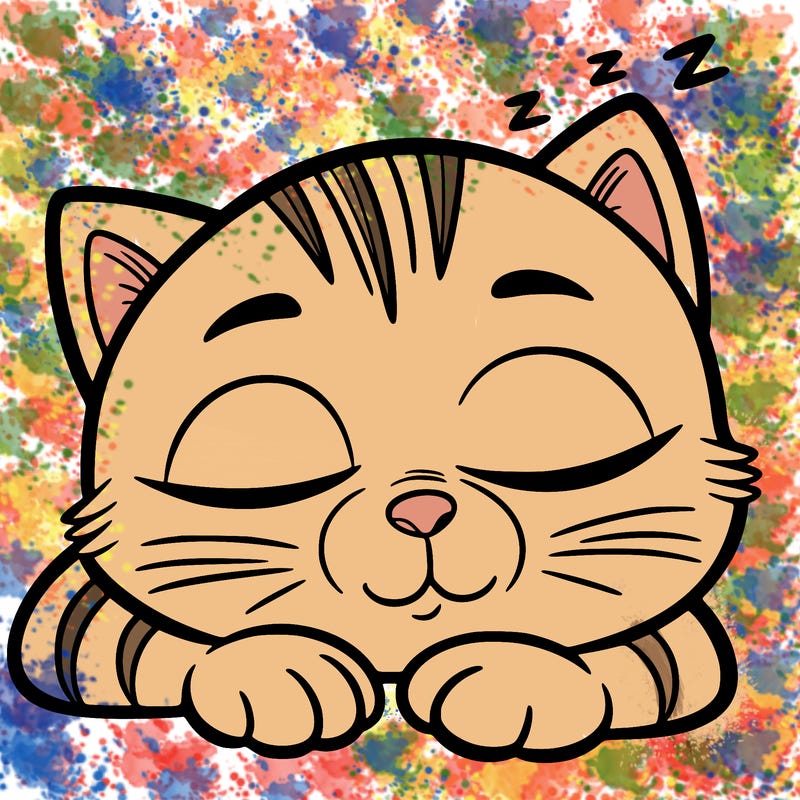 sleepy cat