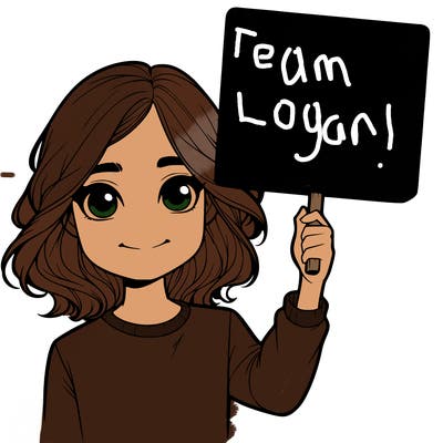 realistic girl holding up a sign